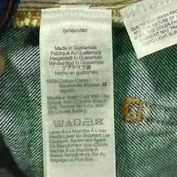 Madewell The Dadjean Short in Castlewood Wash: Distressed Edition SZ 26 - Picture 10 of 11